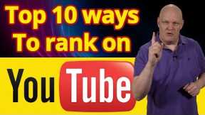 Video SEO - How to Rank on YouTube. Top 10 ways for VSEO ranking & video search engine optimization
