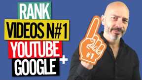 How to RANK YOUR VIDEOS N#1 on YOUTUBE and the First Page of GOOGLE - My Trade Secrets Revealed