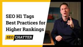 SEO H1 Tags Best Practices (How to Optimize H1 for Higher Rankings) Advanced On Page SEO Tips