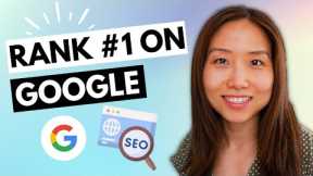 SEO FOR BEGINNERS: Best Tips to Rank #1 on Google in 2022