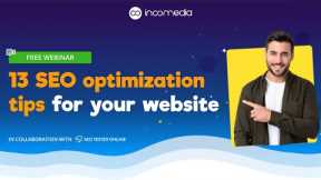 13 SEO optimization TIPS for your website