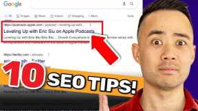 Top 10 Powerful SEO Tips To Rank #1 in 2022