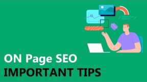 ON Page SEO == 10 Important tips