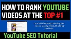 How To Rank YouTube Videos Fast in 2022 | YouTube SEO Tutorial