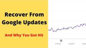 How To Recover From Google Updates [Understand This]