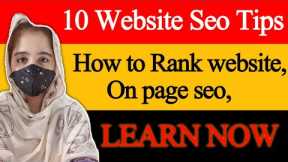 10 website seo tips| how to rank website| onpage seo| tool keyword| website seo tips