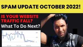 Spam Update October 2022! Is your website traffic fall? What To Do Next?