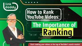 How to Rank YouTube Videos - The Importance of Ranking