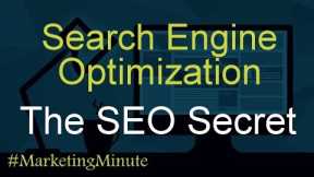 True Secret to SEO Search Engine Optimization (Digital Marketing) #MarketingMinute 101