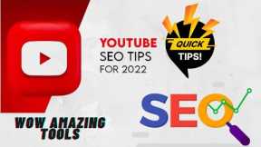 HOW TO SEO YOUTUBE CHANNEL AND VIDEOS; [TIPS AND TRICKS]