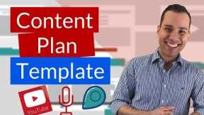 Content Marketing Plan Template For YouTube (Blog & Podcast)