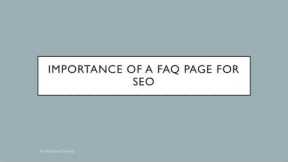 Advantages of a FAQ Page in SEO | Latest Digital Marketing Tips | SEO Best Practices