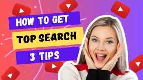 YouTube SEO | 3 tips on how to be in the first places in search | Video promotion