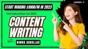 Content writing tutorial for beginners | What is SEO Content Writing | Content Marketing | Lecture 1