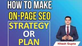 On Page SEO Strategy 2021 | On Page SEO Process | Explained | On Page SEO Tips | #OnPageSEO #Hitesh