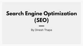 Search Engine Optimization(SEO) - Series 3 - Best SEO Explanation in Nepali - Dinesh Thapa