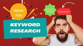 Best Way To Do #keywords Research | #free  Keyword Research Tools | #seo  Tips And #tricks