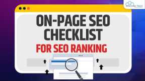 On Page SEO Checklist 2023: Optimize Every Page on Your Site (Ultimate Guide)
