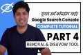 Part 4 - Removals & Disavow Tool