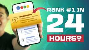 I Tried to Rank #1 on Google in 24 Hours to Prove a Point