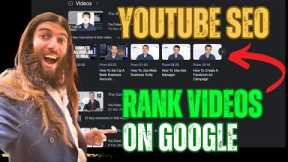 🚀 Youtube SEO Secrets: How To Rank on Top of Google with Your Videos FAST! 🚀
