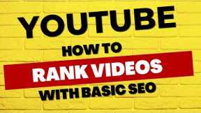How To Rank Videos Higher On YouTube Search In 2024 Using Basic SEO