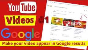 How To RANK YouTube Videos on FIRST Page of GOOGLE in minutes