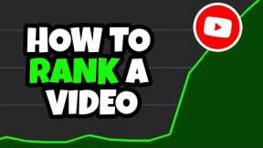 How To Rank A YouTube Video - YouTube SEO Explained [ 2024 Method ] ✅