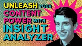 Insight Analyzer Review: Unleash Your Content Power with Insight Analyzer! 🚀