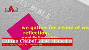 Churches Near Concord Michigan Hilltop Chapel Bible Methodist