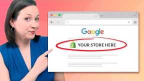 Shopify SEO Tips - Rank your Store #1 on Google