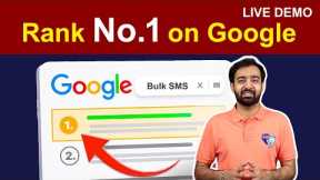 How To Rank Website No 1 On Google | My SEO Working Tricks 2025 | LIVE DEMO