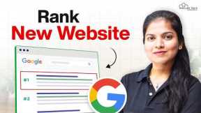 SEO Tips to Rank a NEW WEBSITE #1 on Google