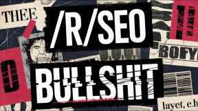 This Reddit Clown DESTROYED His GBP With White Hat SEO 🤡📉 | /r/SEO Bullshit
