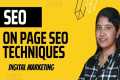 On-Page SEO Techniques|Search Engine
