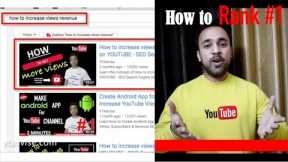 5 TIPS - How to Rank Youtube Videos on YouTube First page - Video SEO