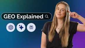 Generative Engine Optimization (GEO) Explained Like You're 5