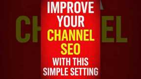 YouTube Channel Settings You MUST Change (2025 SEO Tips)