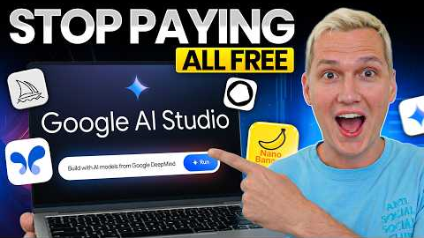 Google Just Replaced 3 Paid Tools for FREE (AI Studio)