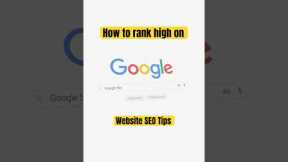 How to Rank No. 1 on Google