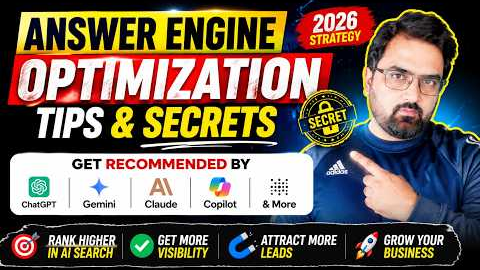 .🚀 Answer Engine Optimization (AEO) Secrets Revealed | Rank in ChatGPT, Gemini & Claude in 2026